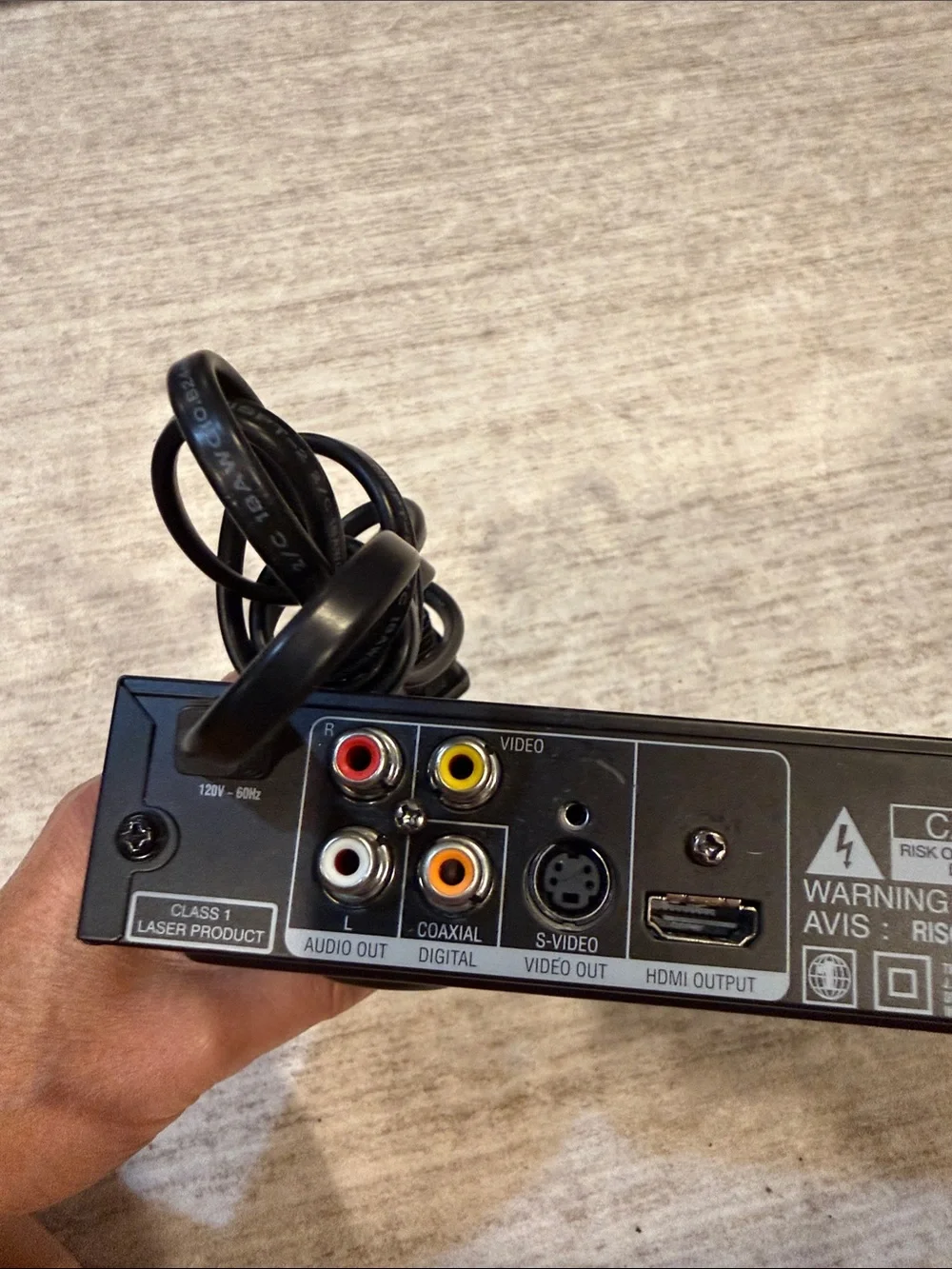 GPX Black DVD Player - Compact Electronics Video Device